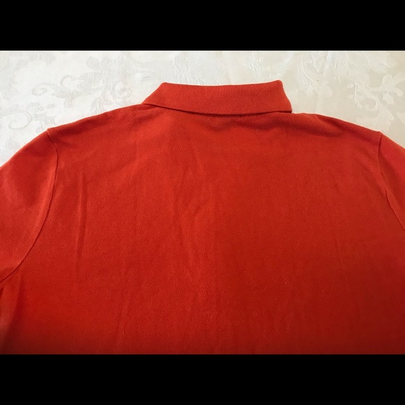 Lauren Ralph Lauren Petite Polo Shirt Orange Sz PM - Picture 7 of 7